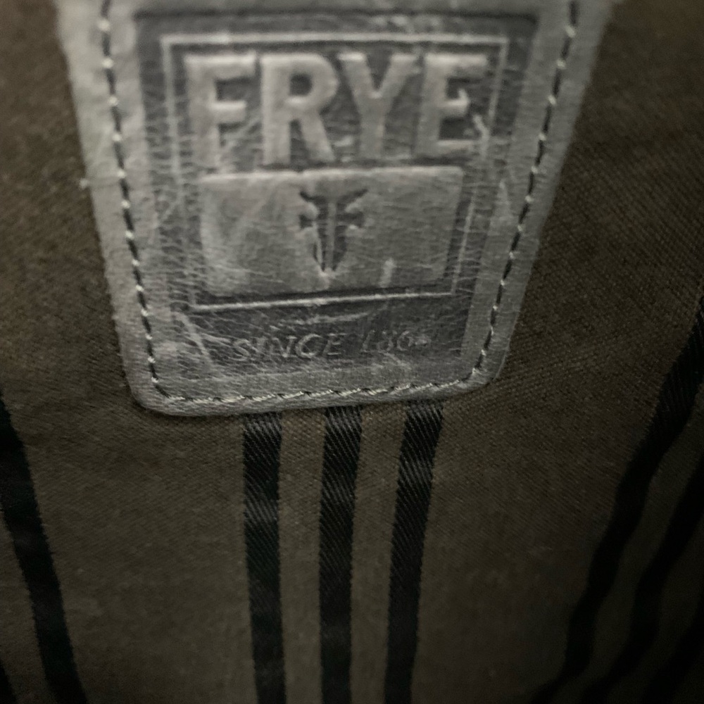Frye Melissa Gray Leather shoulder hobo Bag - Picture 7 of 7